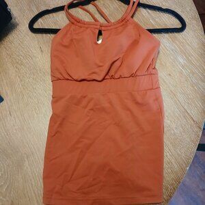 Lime Ricki Rust swim tank top